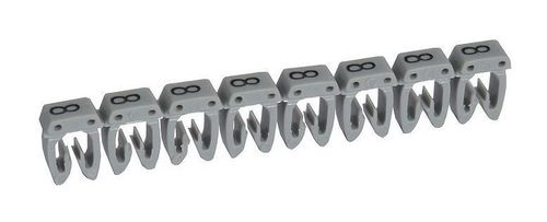 Маркер CAB 3 - для кабеля 4-6 мм² - цифра 8 - серый